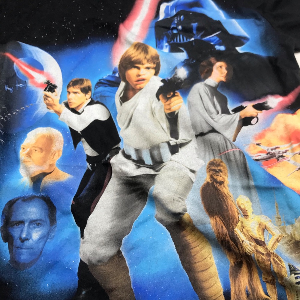 Star Wars T Shirt   Medium Size Black Color - Picture 6 of 6